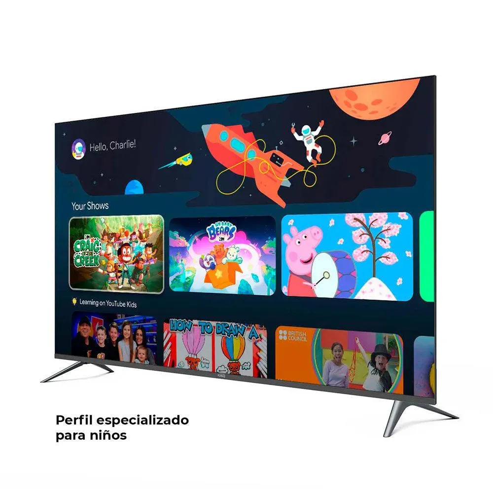 Televisor KALLEY 65" Pulgadas 164 cm, Negro