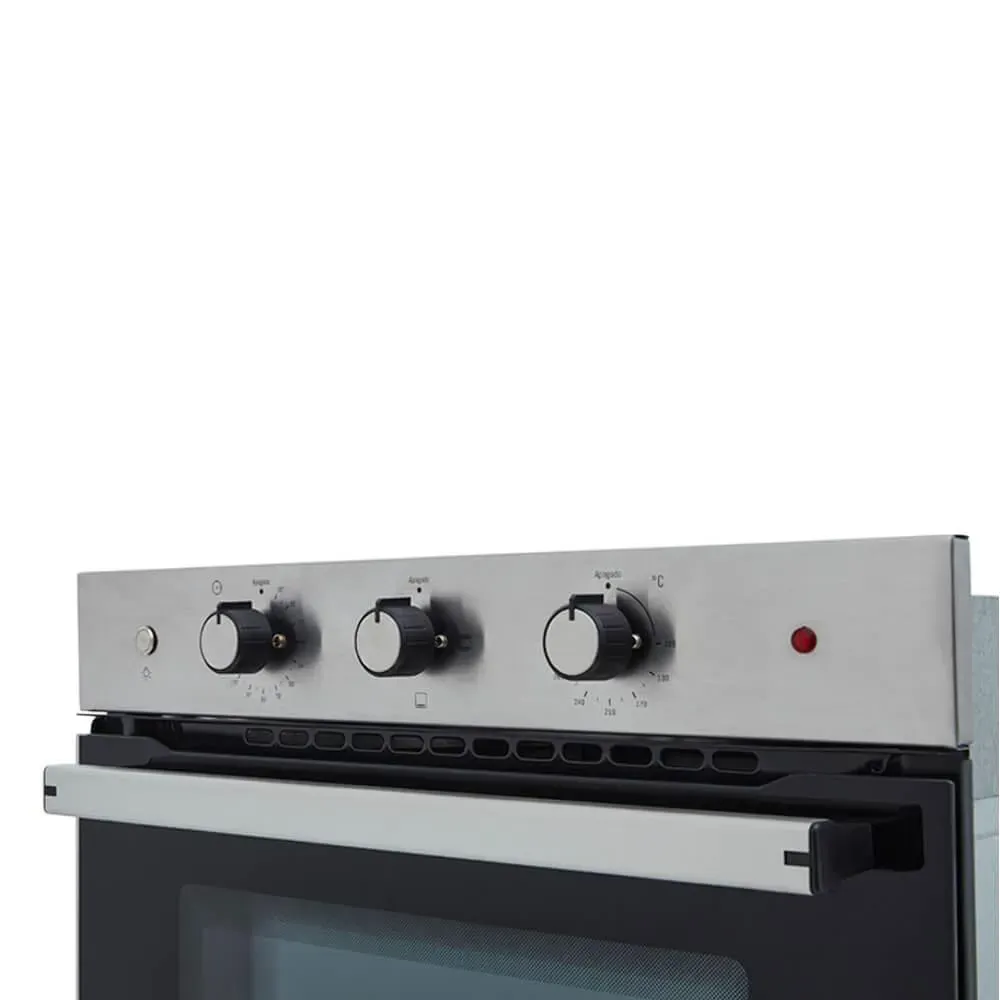 Horno Eléctrico Tofu 60 Cm Inox Con Vidrio Negro 220V Haceb