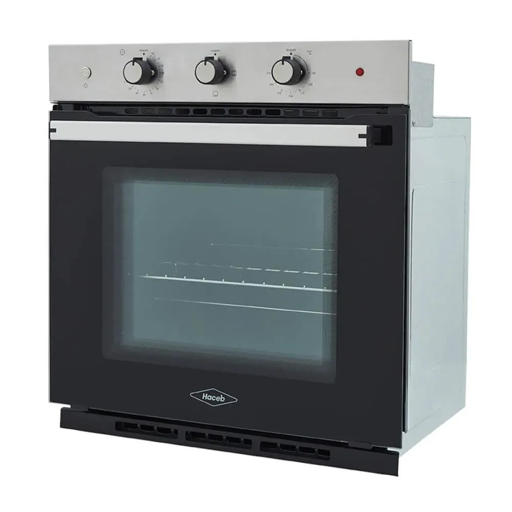 Horno Eléctrico Tofu 60 Cm Inox Con Vidrio Negro 220V Haceb