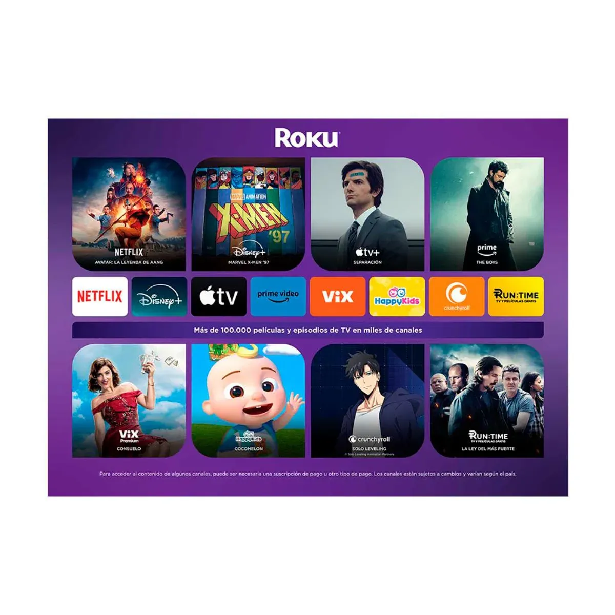 Televisor Kalley 40" Pulgadas K-RTV40FHD Smart TV Roku TV