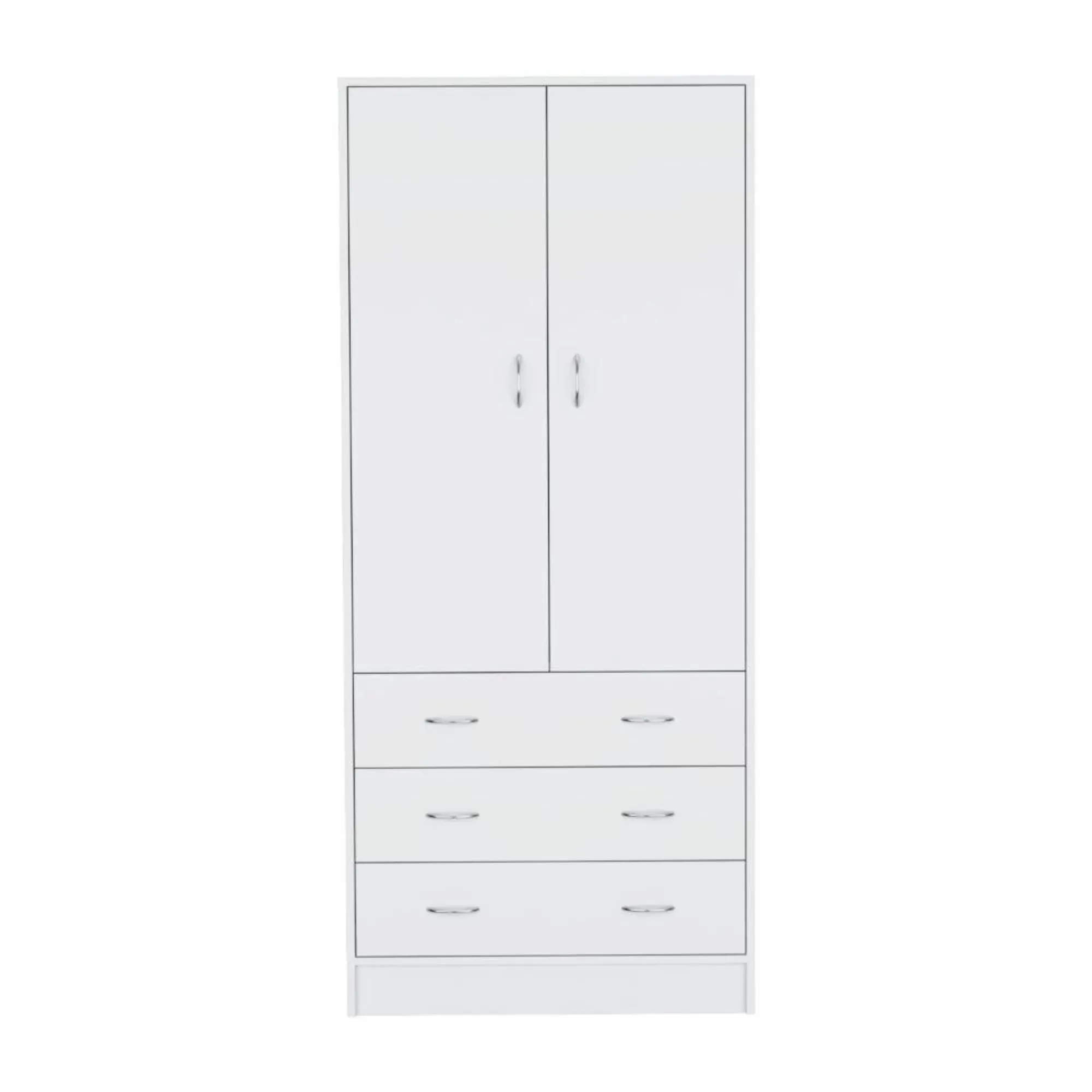 Closet Pilic, Blanco Duqueza, Tres Cajones Con Gran Capacidad De Almacenamiento ZF