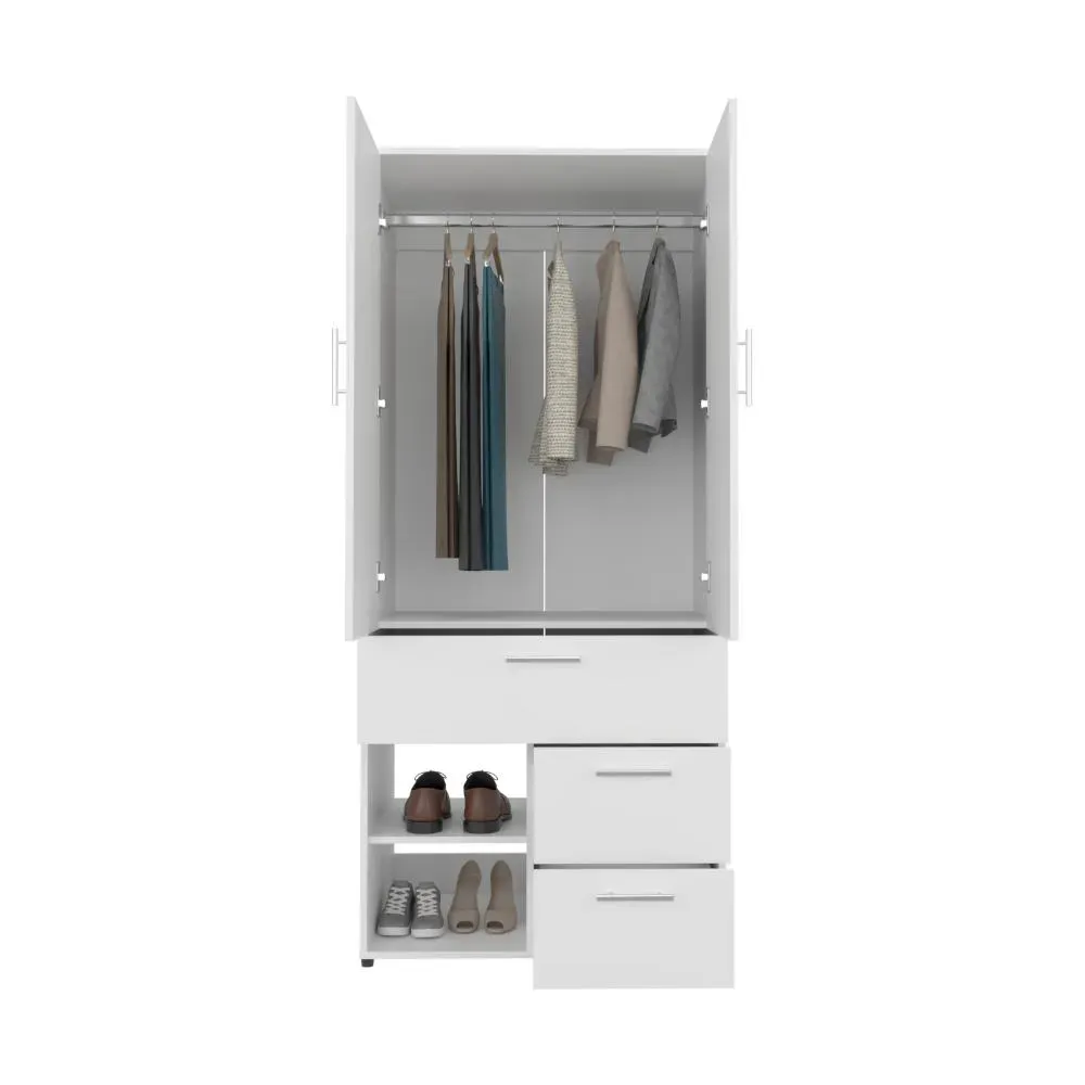 Closet Apina, Blanco, De Dos Puertas Abatibles ZF