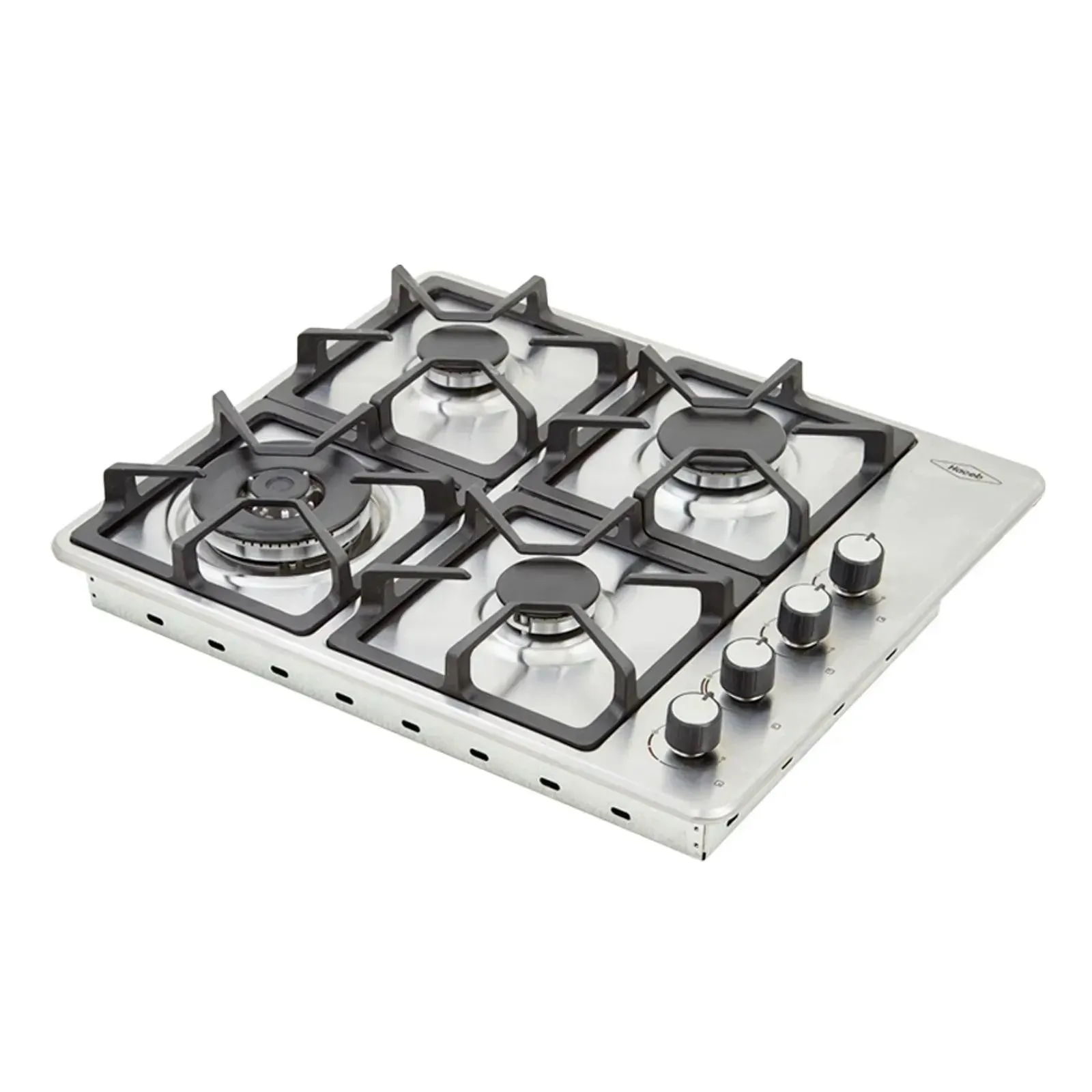 Estufa De Empotrar Tandoori Inox 60X51 Cm Fogón Dual Gas Natural Haceb