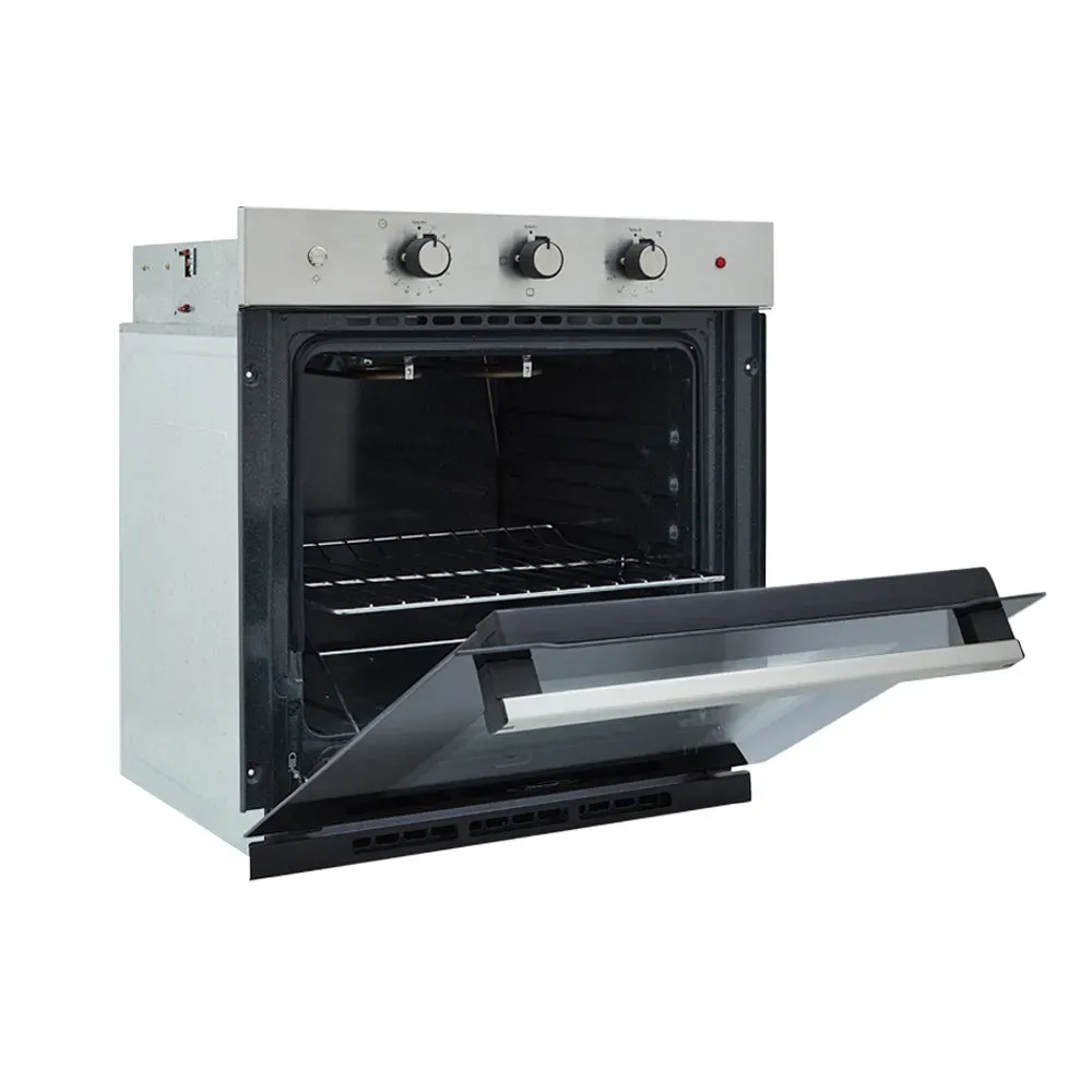 Horno Eléctrico Tofu 60 Cm Inox Con Vidrio Negro 120V Haceb