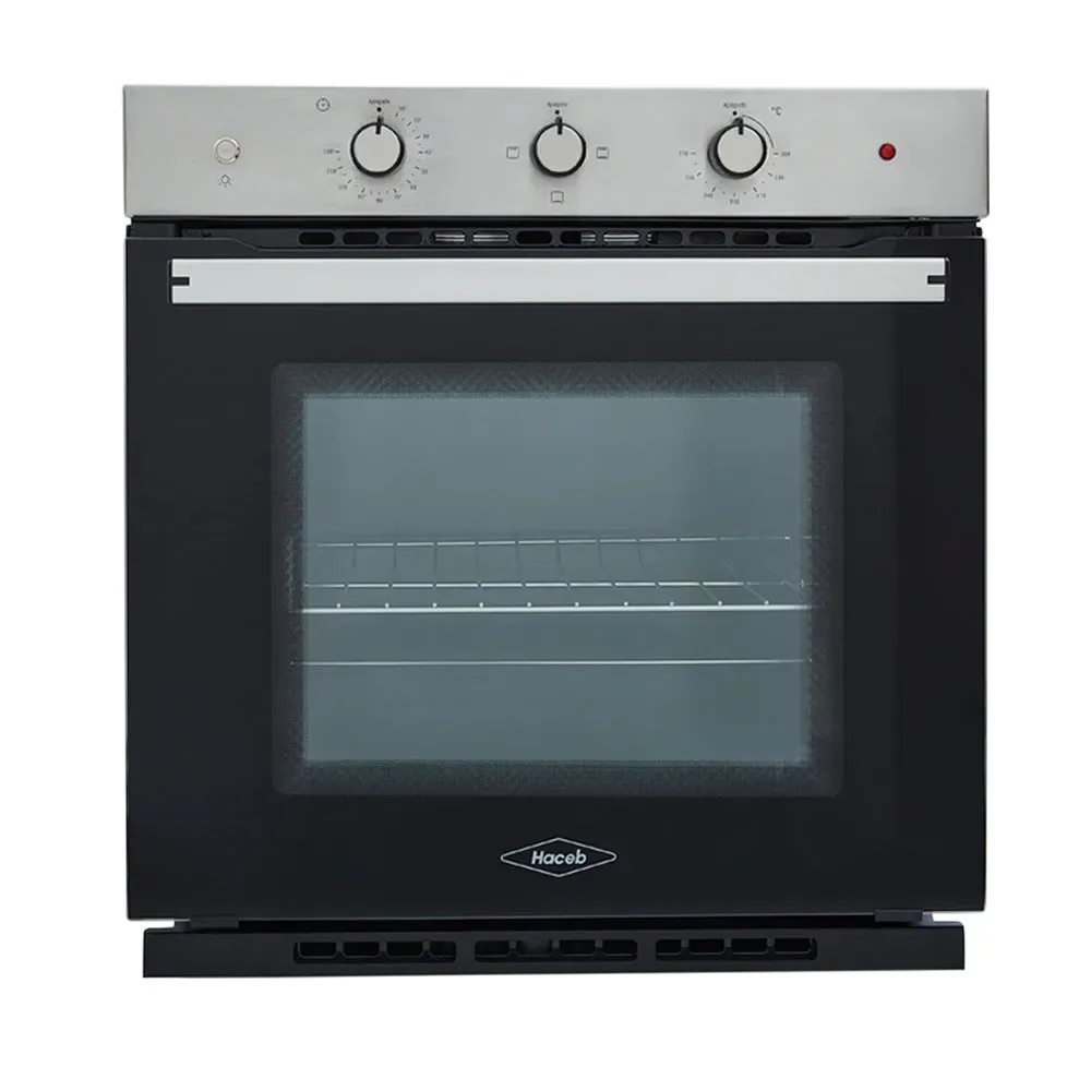 Horno Eléctrico Tofu 60 Cm Inox Con Vidrio Negro 120V Haceb