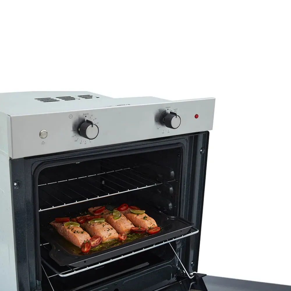 Horno Mixto Tofu 60 Cm Inox Con Vidrio Reflectivo Gas Natural 120V Haceb