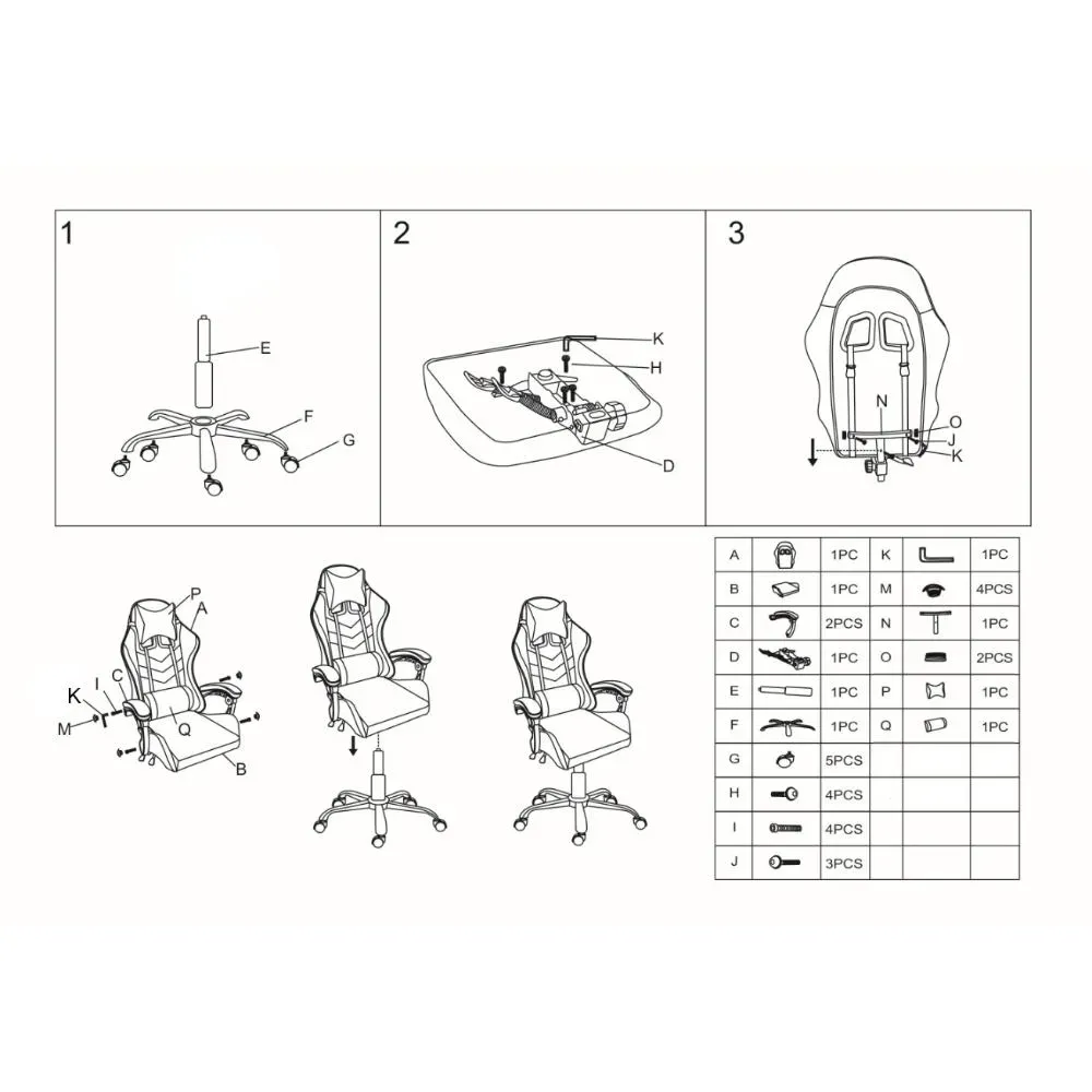 Silla Gamer Bmg-17, Negro, Con Cómodo Espaldar Y Rodachines