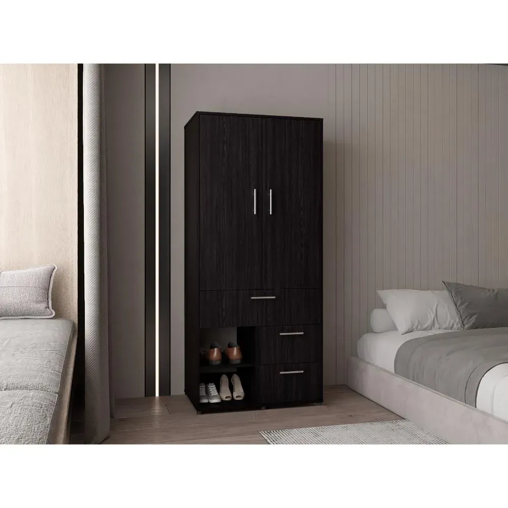 Closet Apina, Wengue, De Dos Puertas Abatibles