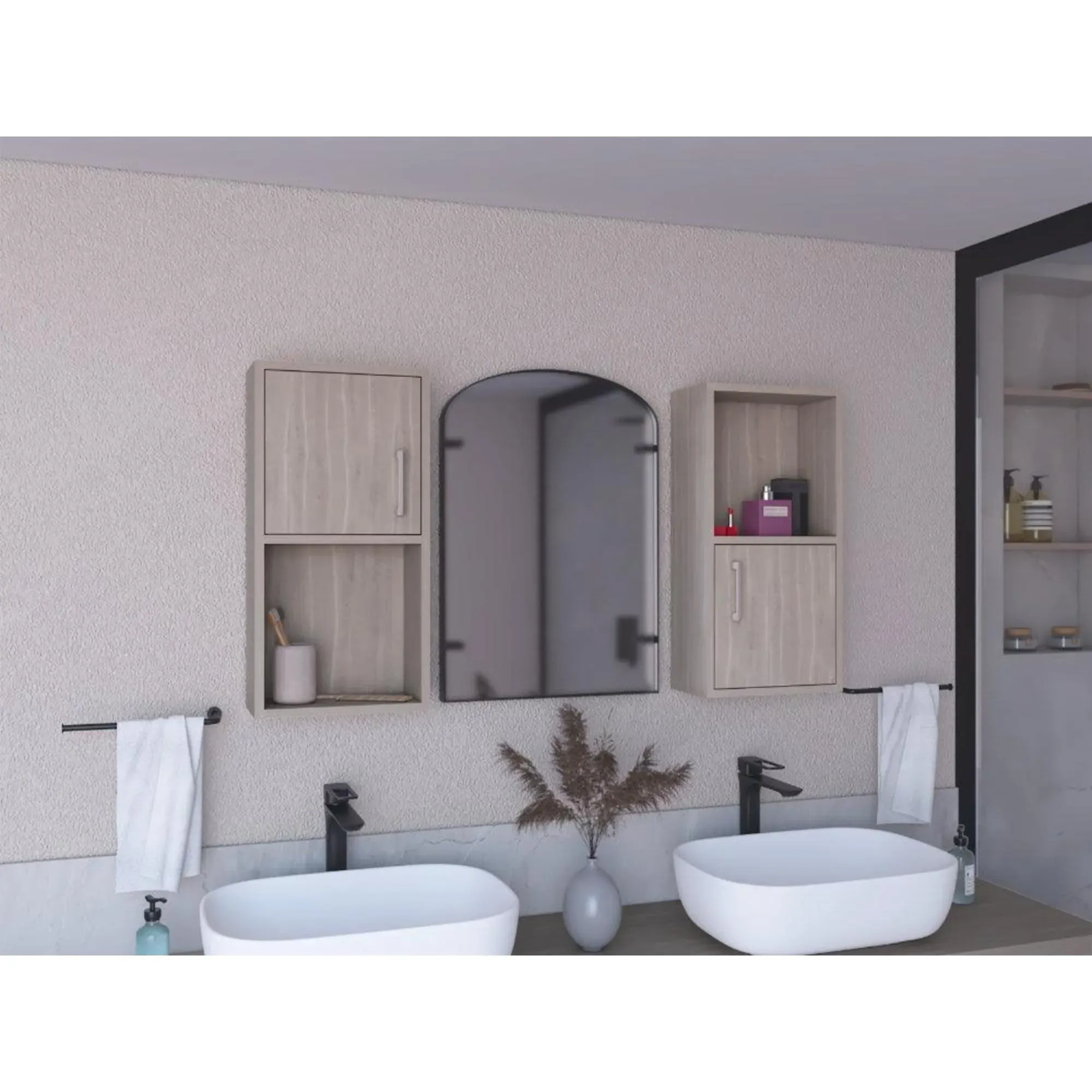 Gabinete De Baño Aqua 4, Bardolino, Con Puerta Abatible X2 ZF