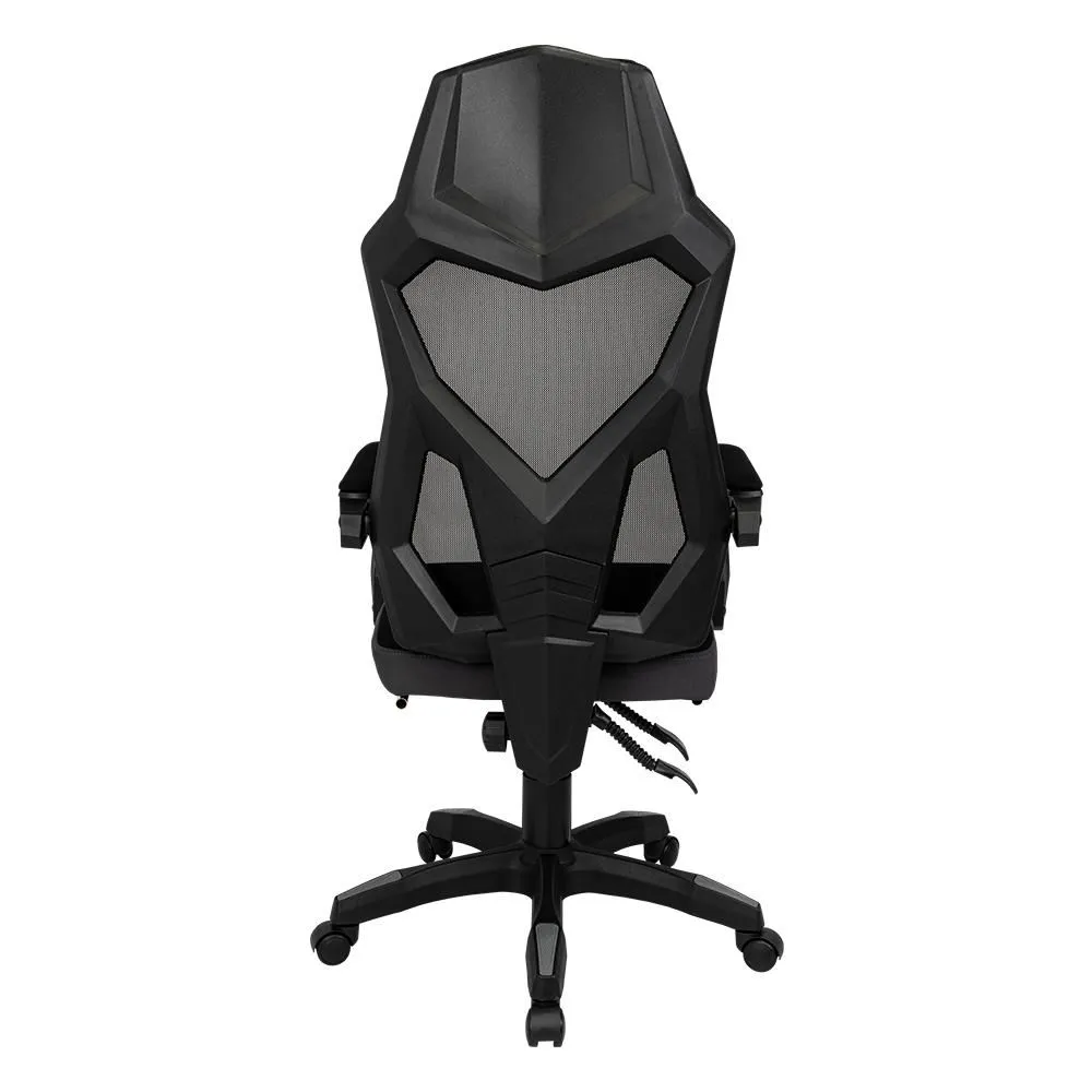 Silla Gamer Optimus Negro, Con Cómodo Espaldar Y Ruedas De Nailon