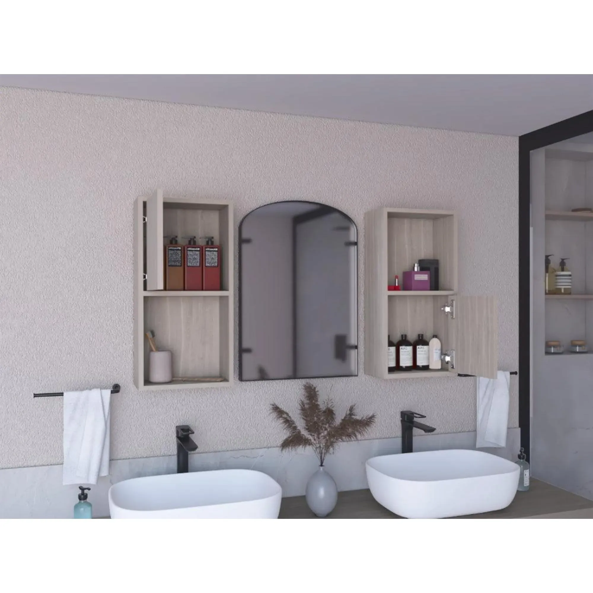 Gabinete De Baño Aqua 4, Bardolino, Con Puerta Abatible X2 ZF