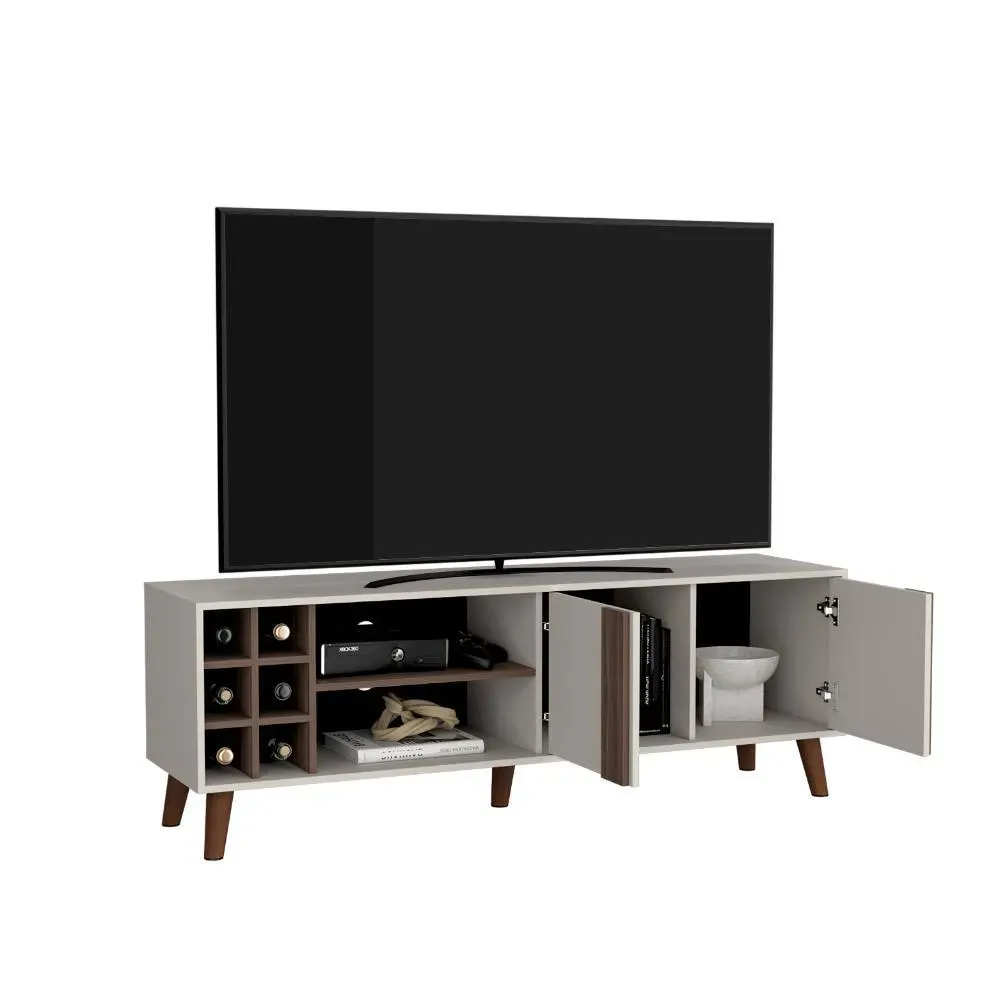 Mesa para Tv Zaragoza, Milan y Capri con espacio para Televisor de 70"