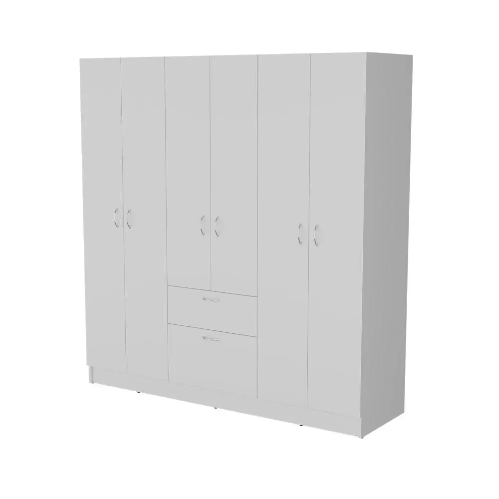 Closet Adira, Blanco, Con Siete Puertas Abatibles Y Un Cajon ZF