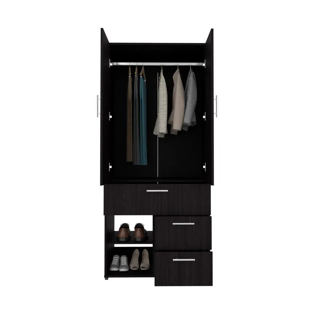 Closet Apina, Wengue, De Dos Puertas Abatibles