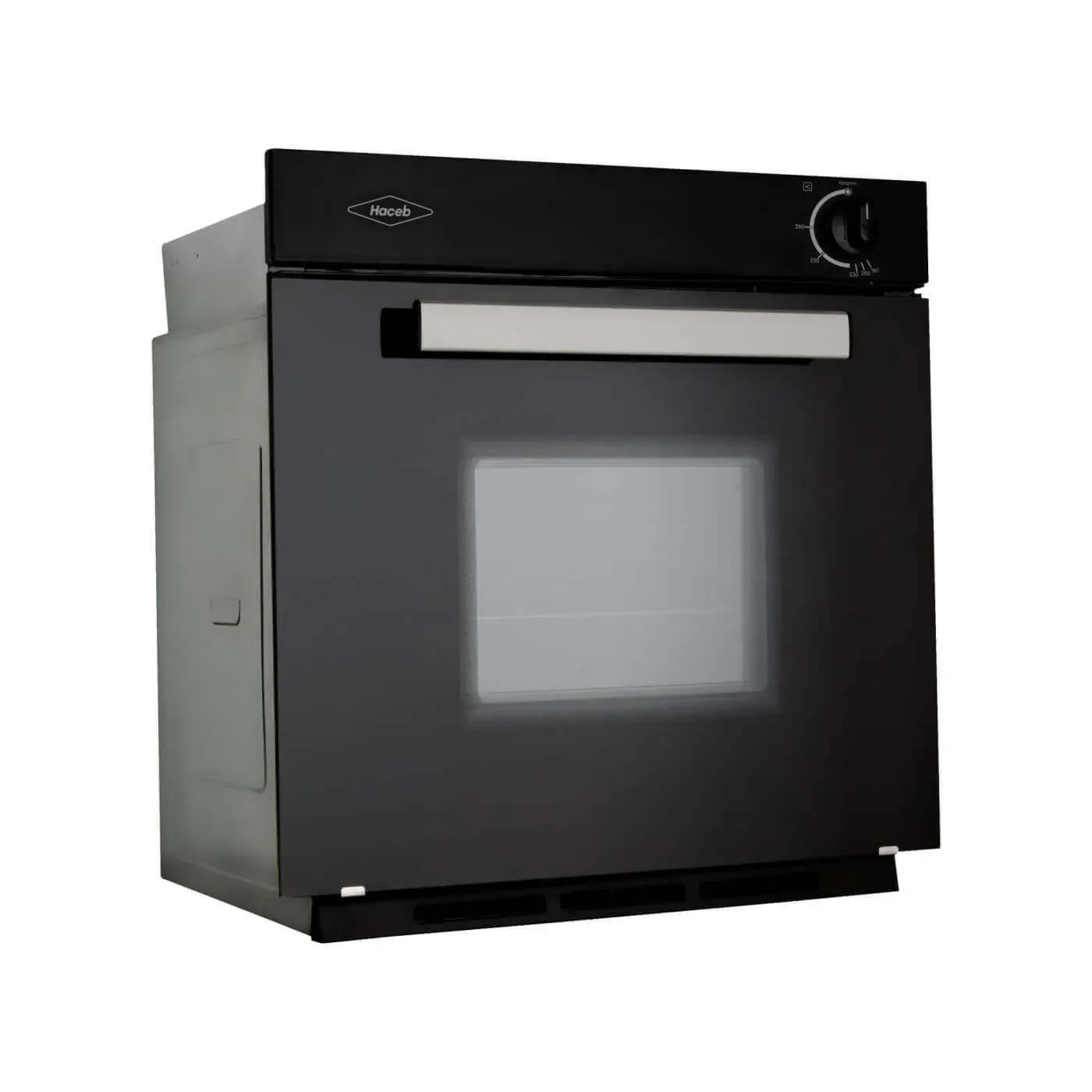 Horno A Gas Natural Casia 60 Cm Negro Haceb