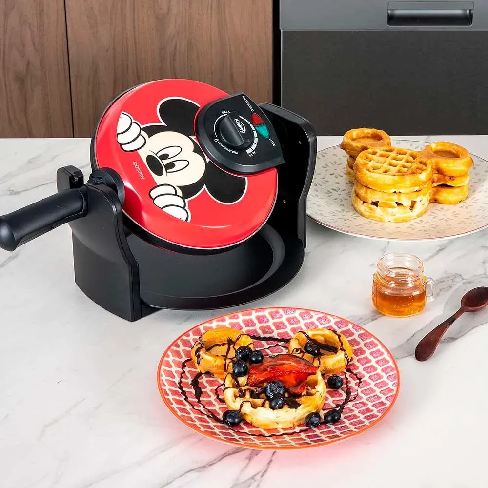 Wafflera Kalley Mickey Mouse de Disney K-DWM1N negro