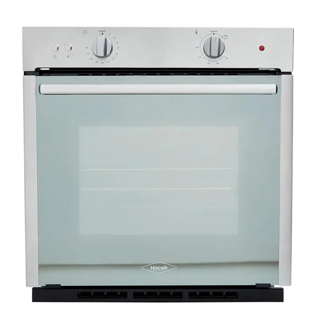 Horno mixto Tandoori 60 cm inox con vidrio reflectivo gas natural 120V Haceb