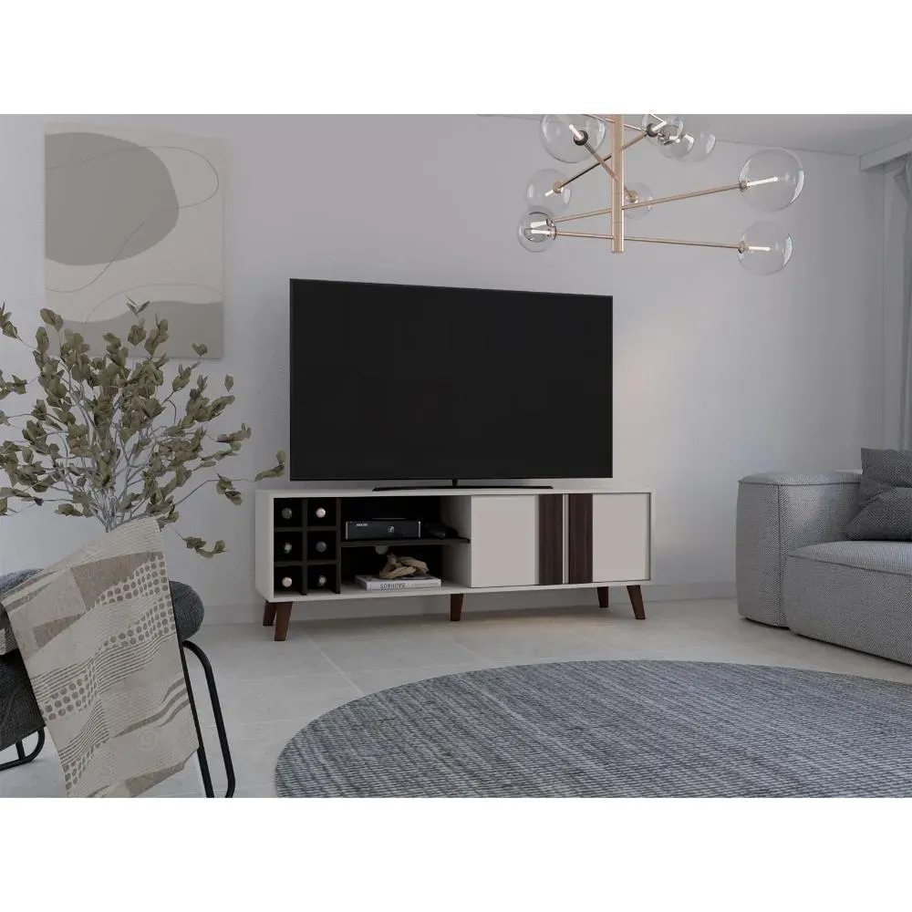 Mesa para Tv Zaragoza, Milan y Capri con espacio para Televisor de 70"