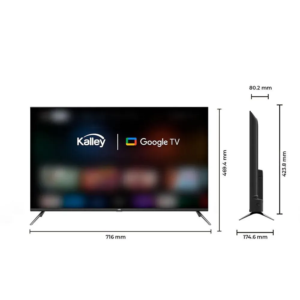 Televisor  KALLEY 32" Pulgadas Smart TV Google