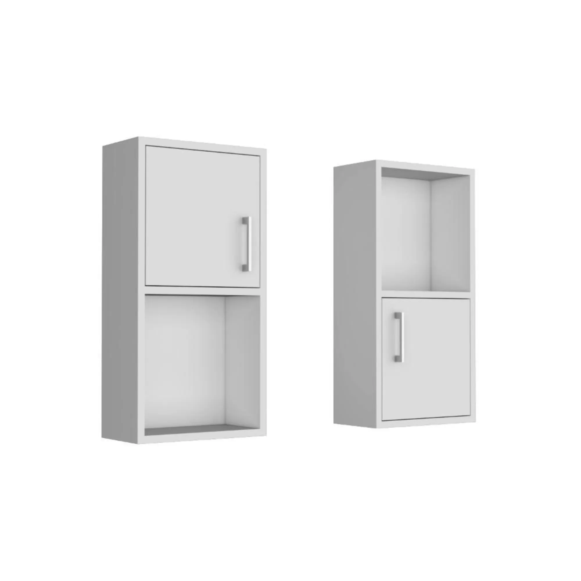 Gabinete De Baño Aqua 4, Blanco, Con Puerta Abatible X2 ZF