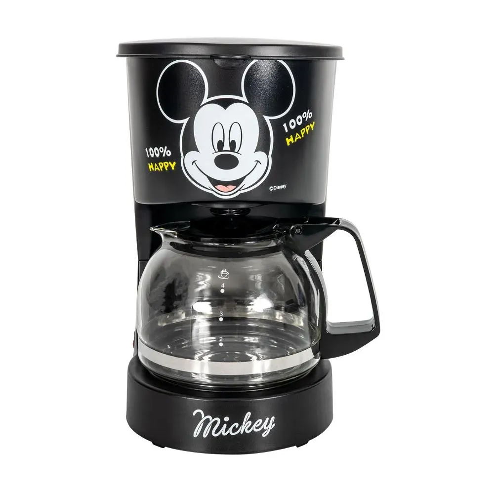 Cafetera Kalley 4 tazas Mickey Mouse de Disney K-DMCM4N Negro