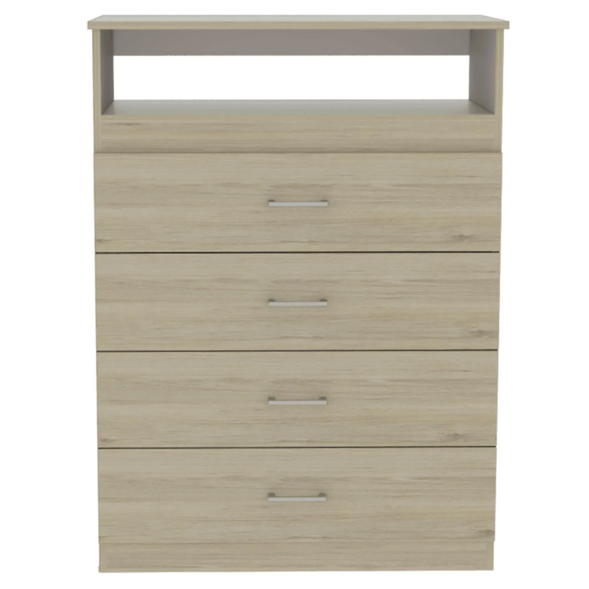 Organizador Barlovento, Beige y Blanco, Con Cuatro Cajones