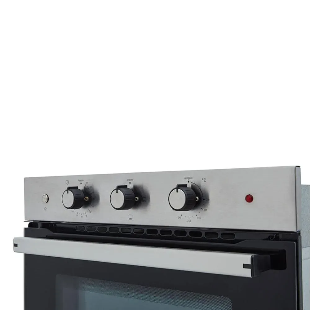 Horno Eléctrico Tofu 60 Cm Inox Con Vidrio Negro 120V Haceb