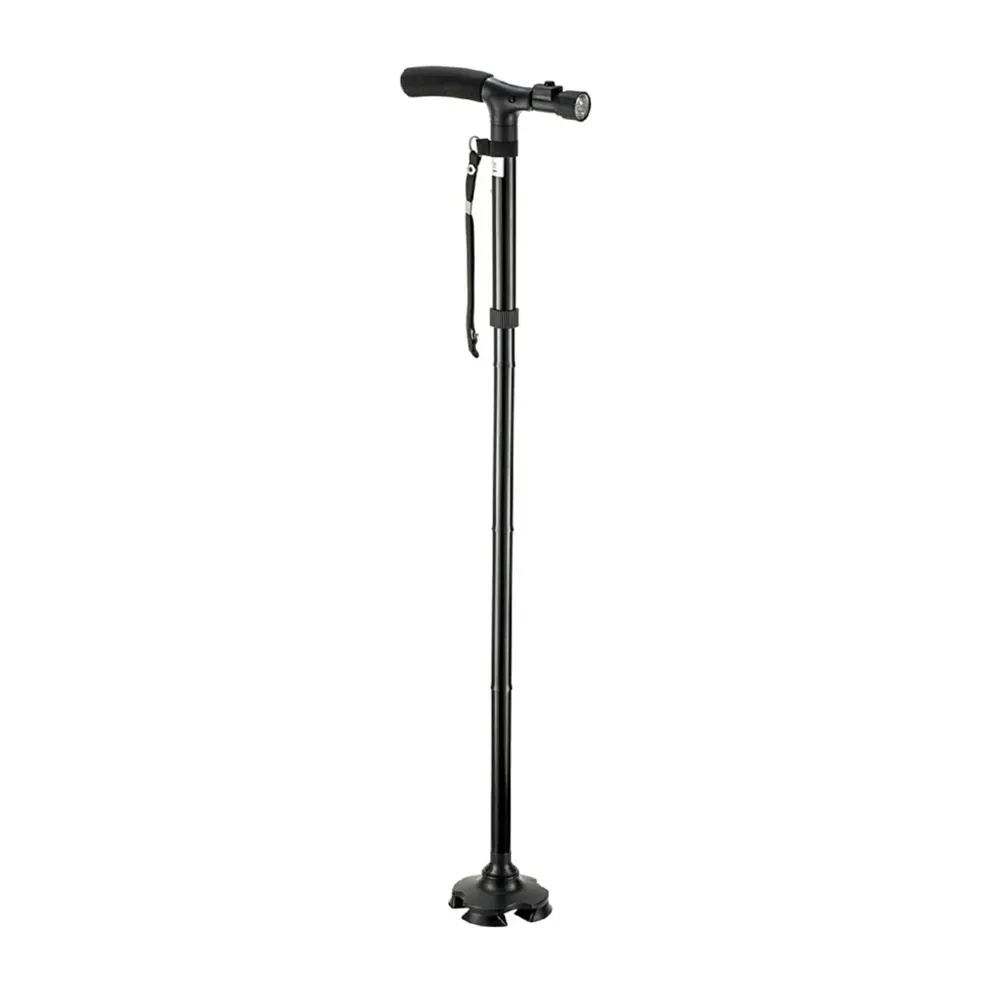 Baston Ortopedico Trusty Cane Con Linterna Luz Led Plegable