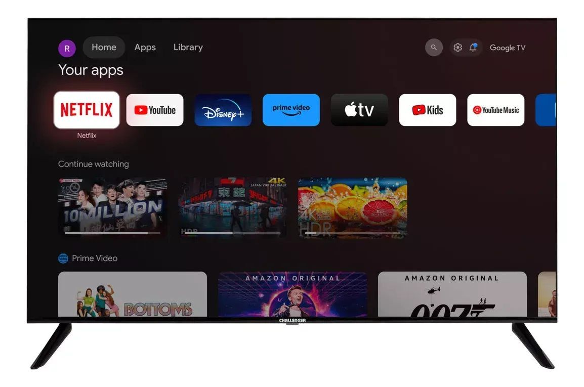 Televisor 43 Pulgadas Google Tv T2 / Challenger