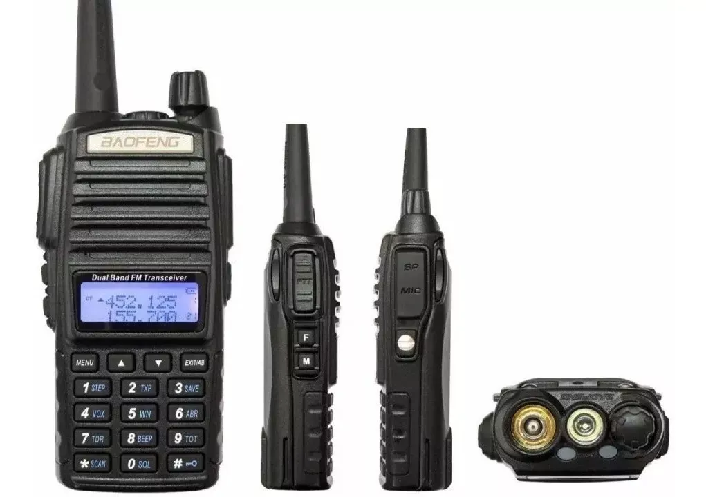 Radio Portatil Baofeng Uv-82 Dual Banda Uhf/vhf Pantalla Set X6 Unidades