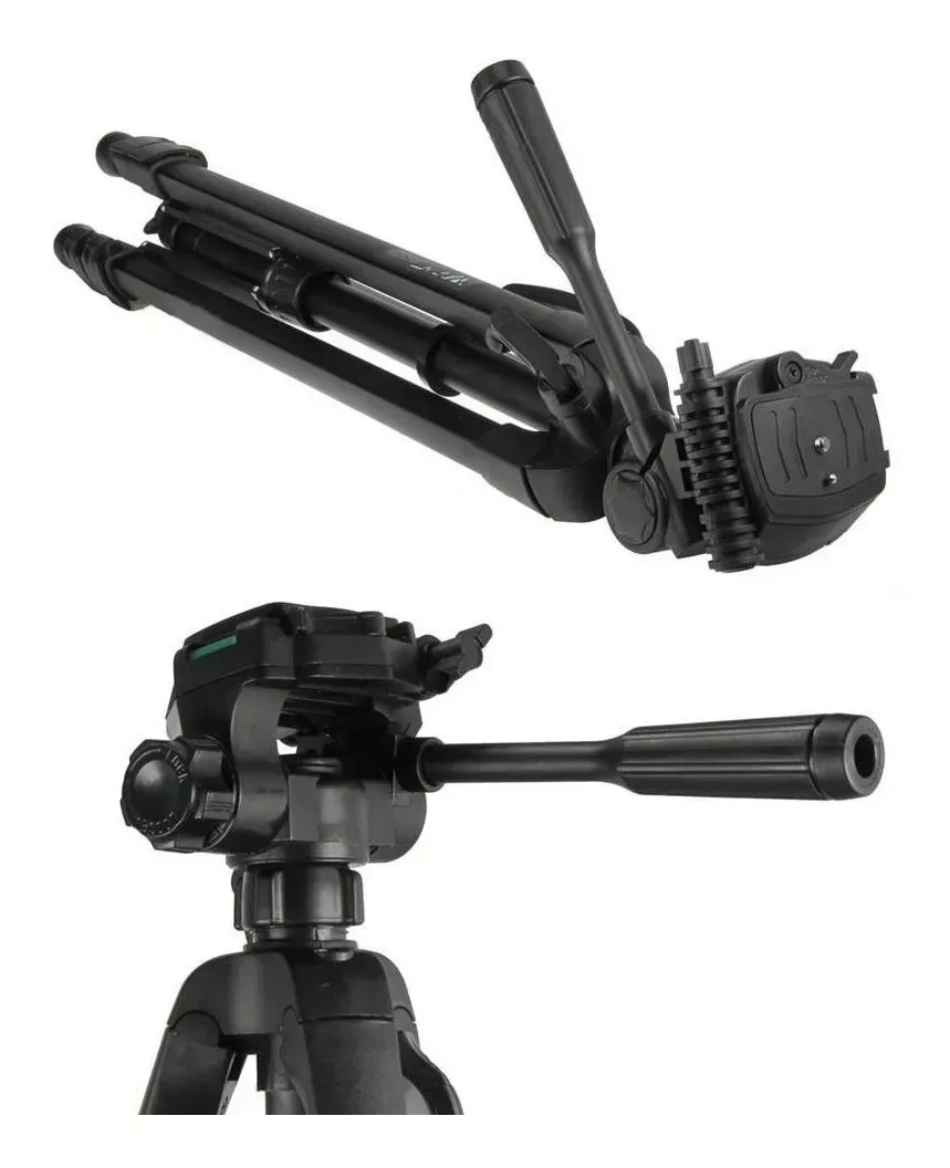 Trípode Profesional 167cm Wt-3560 DSLR DV Cámara Videocámara + Soporte Celular Trípode