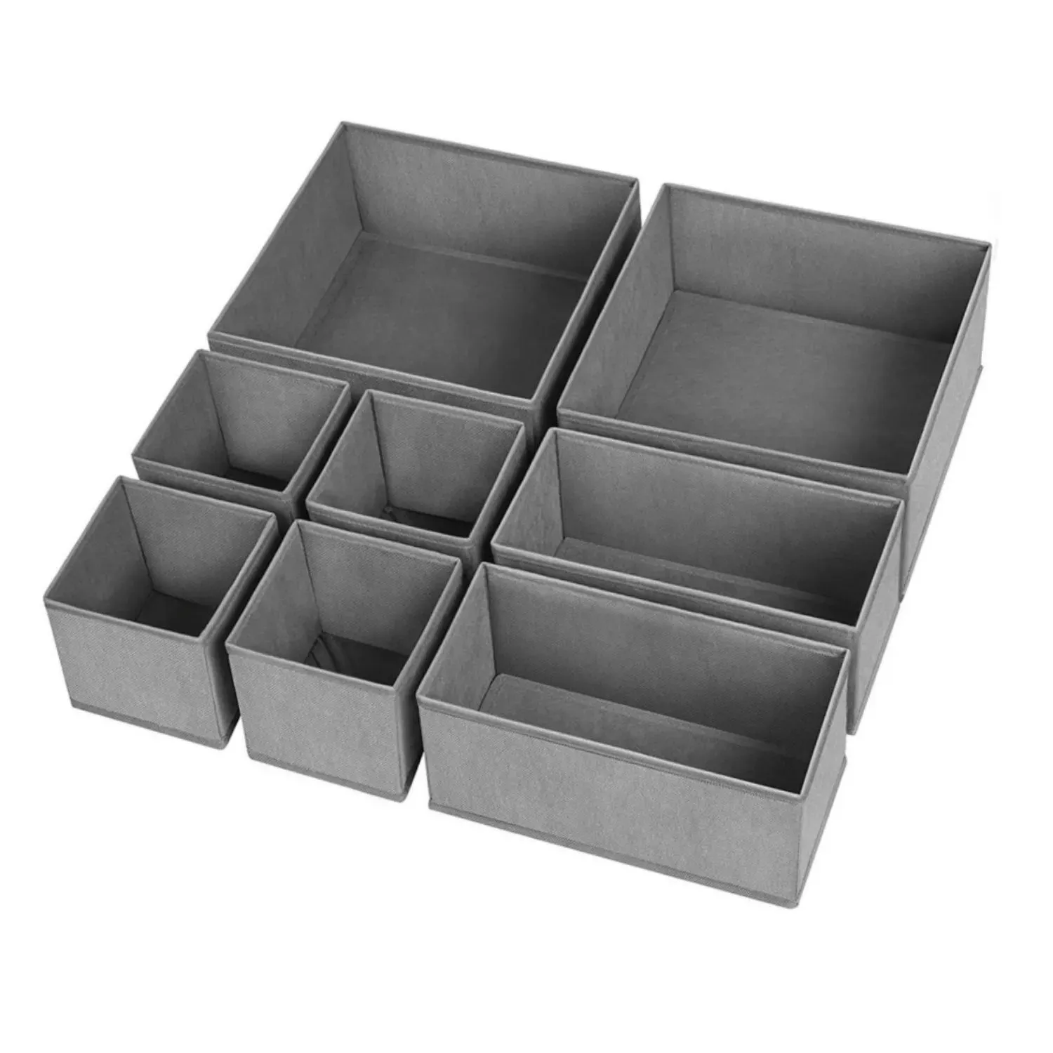 Organizador De Ropa Interior Divisor Cajones Armario Set X8