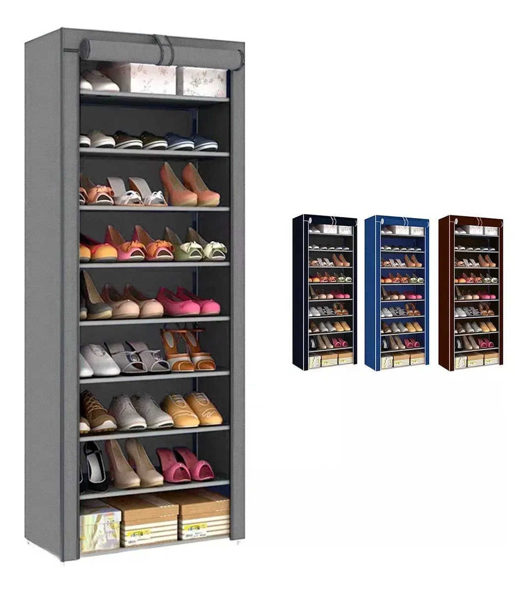 Mueble Zapatera Armario Organizador Repisa Armable Multiusos