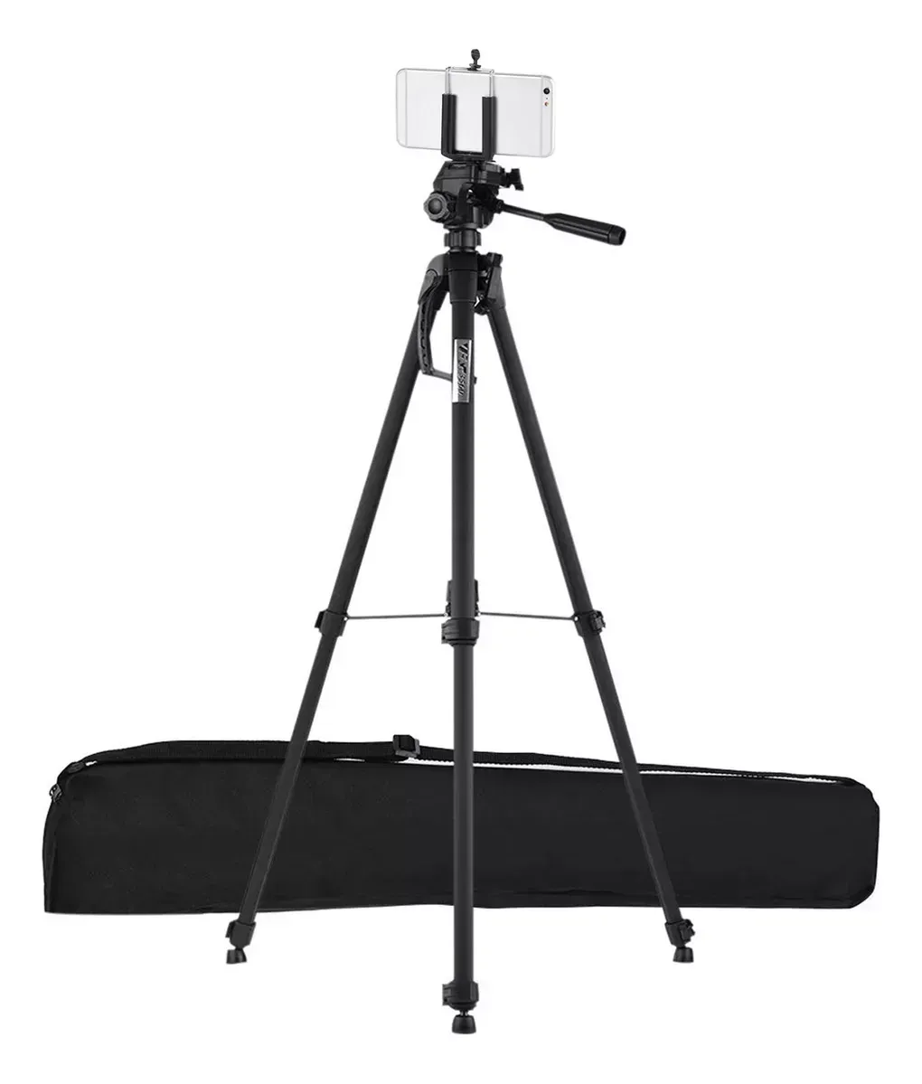 Trípode Profesional 167cm Wt-3560 DSLR DV Cámara Videocámara + Soporte Celular Trípode