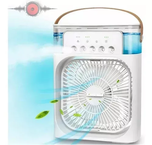 Ventilador Enfriador Humidificador Led Difusor Aroma