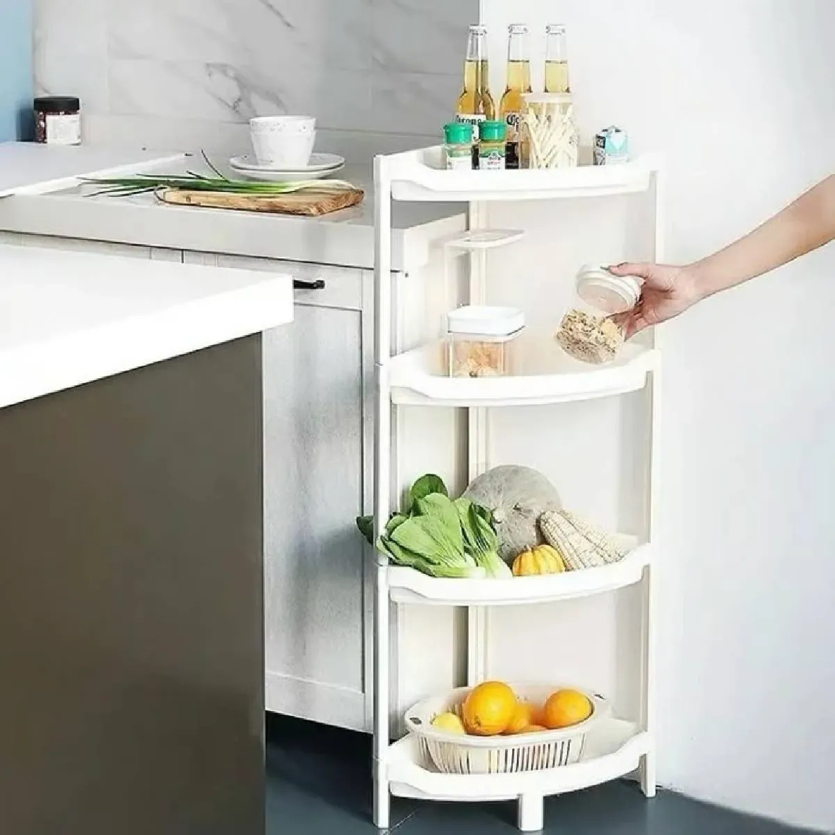 Organizador 4 Niveles Cocina Fruta Y Verdura