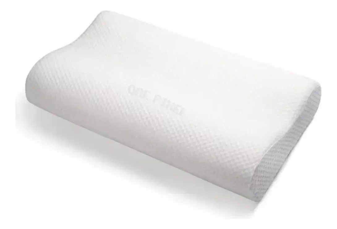 Almohada De Aloe Vera Ortopédica Cool Pillow Indeformable Marca One Pixel Blanca