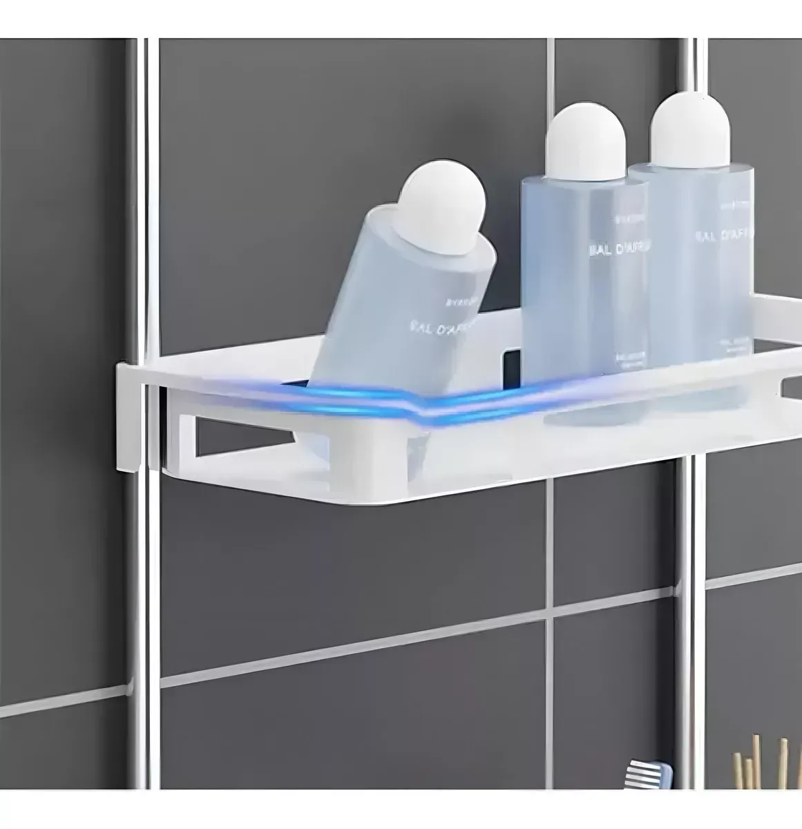 Organizador 2 Niveles Baño Para Sobreponer En Inodoro 8818 Color Blanco