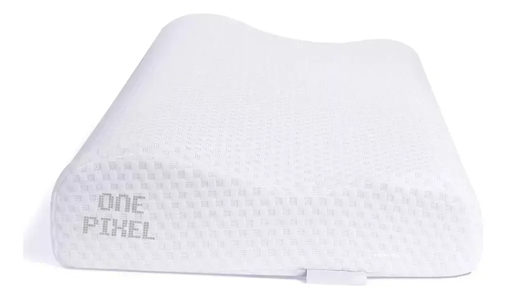 Almohada De Aloe Vera Ortopédica Cool Pillow Indeformable Marca One Pixel Blanca