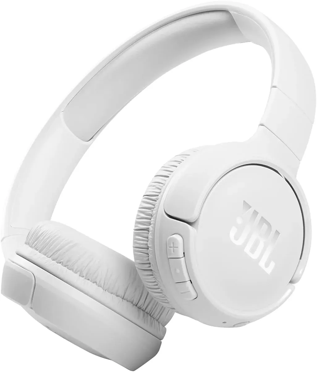 Audífonos inalámbricos con sonido Purebass, JBL Tune 510BT color blanco