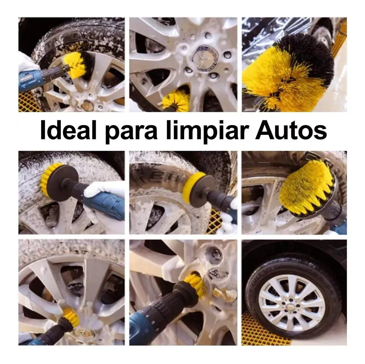 Cepillos De Limpieza Para Taladro Set X20 Auto Hogar