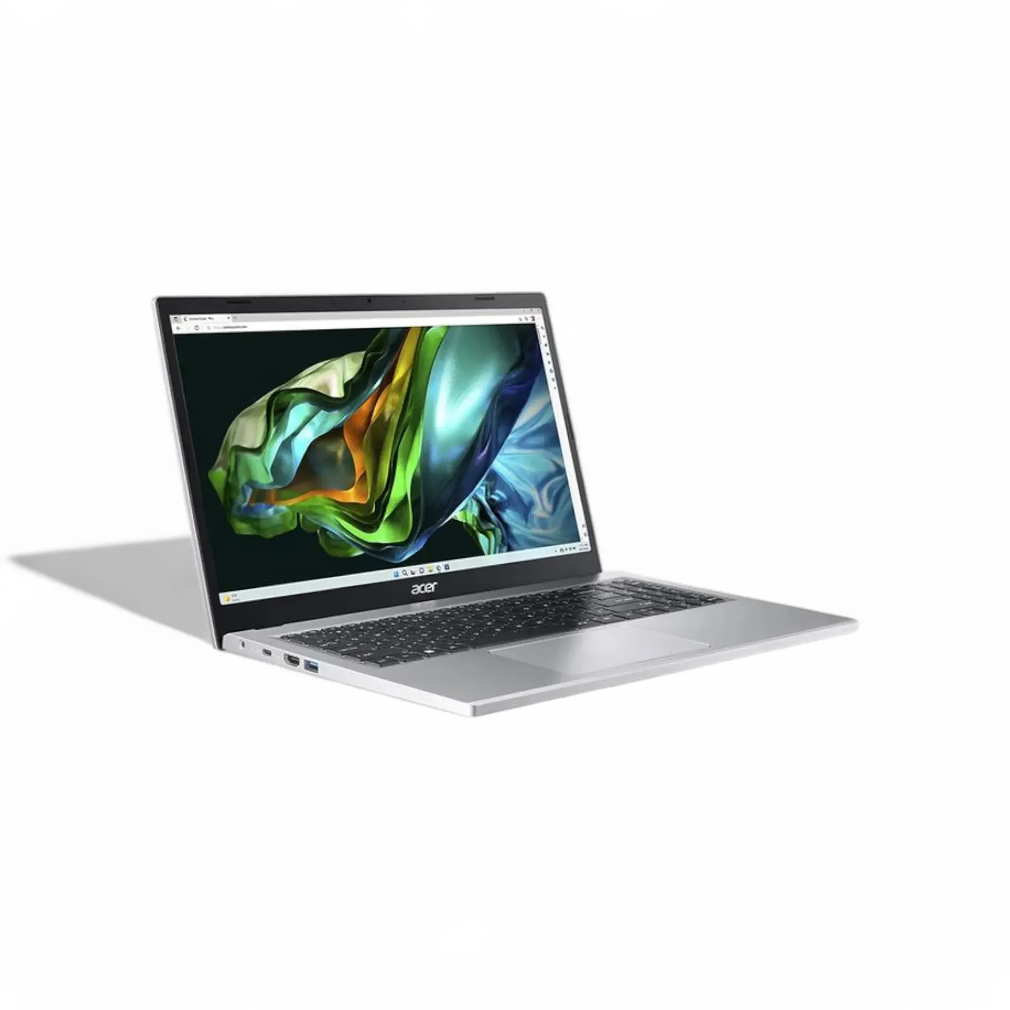 Portatil Acer A315-24P-R7 JS Amd Ryzen 5-7520U/16GB/512GB Ssd/Pant 15.6" Silver