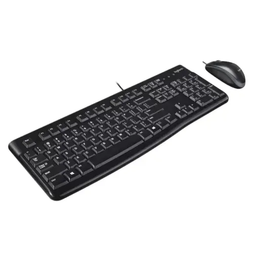 Combo Logitech Alambrico Usb Teclado + Mouse Mk120