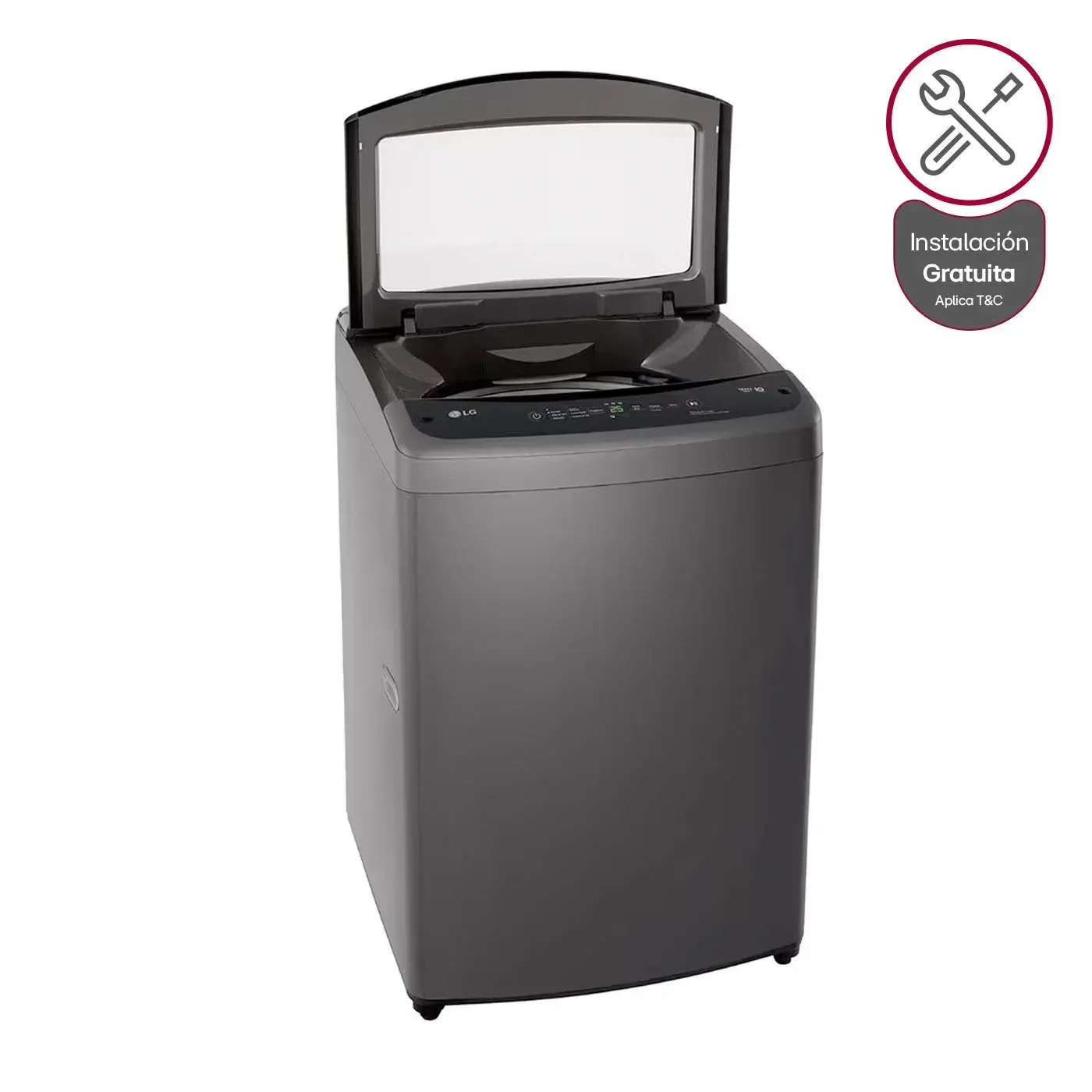 Lavadora LG Carga Superior 18KG WT18MVTB Black