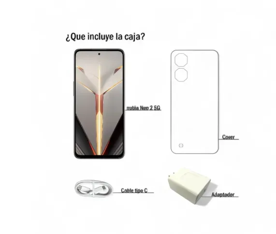 Celular ZTE Nubia Neo 2 256GB 5G Gris + Obsequio Yostick