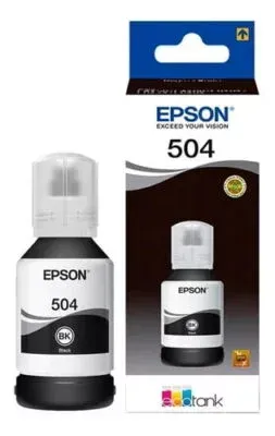 Botella de Tinta EPSON T504 Black 127ML Original 