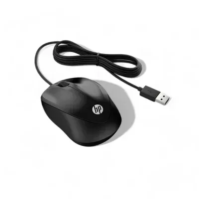 Mouse HP Alámbrico Óptico 1000 Black