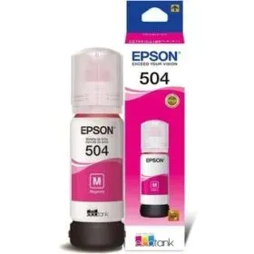 Botella de Tinta EPSON T504 Magenta 70ML Original 