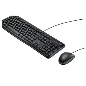 Combo Logitech Alambrico Usb Teclado + Mouse Mk120