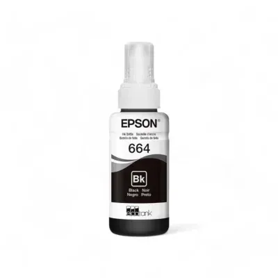 Botella de Tinta Epson T664 Black 70ML